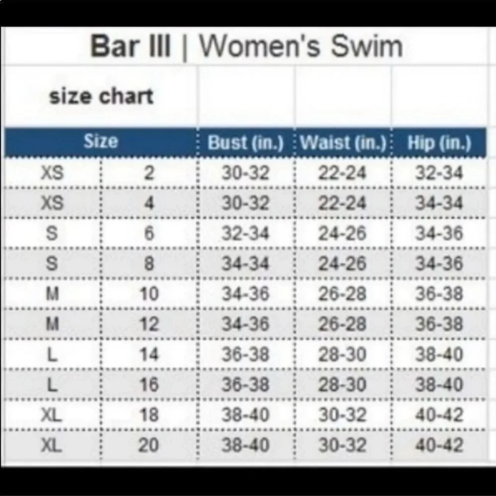 Bar III super cute